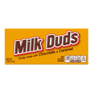 HERSHEY’S MILK DUDS 5 OZ BOX