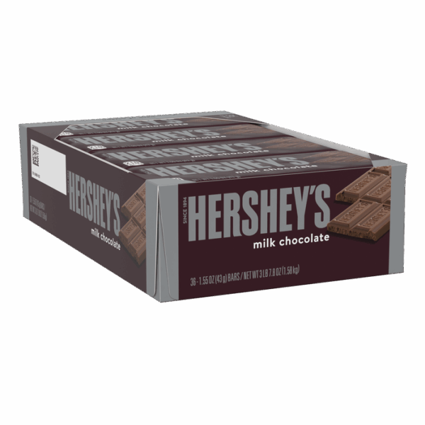 HERSHEY'S MILK CHOCOLATE STANDARD BAR 36 COUNT BOX - Image 2