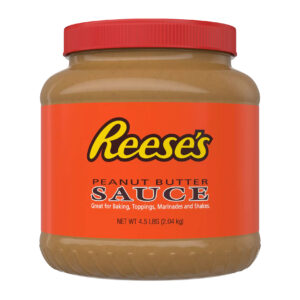 HERSHEY’S REESE’S POURABLE PEANUT BUTTER SAUCE 4.5 LB JAR