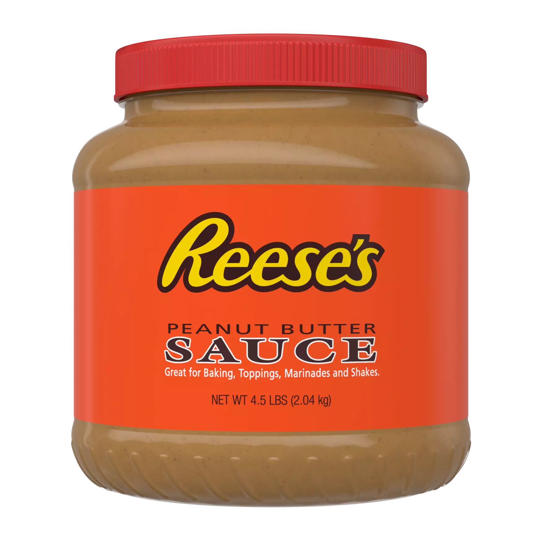 HERSHEY'S REESE'S POURABLE PEANUT BUTTER SAUCE 4.5 LB JAR