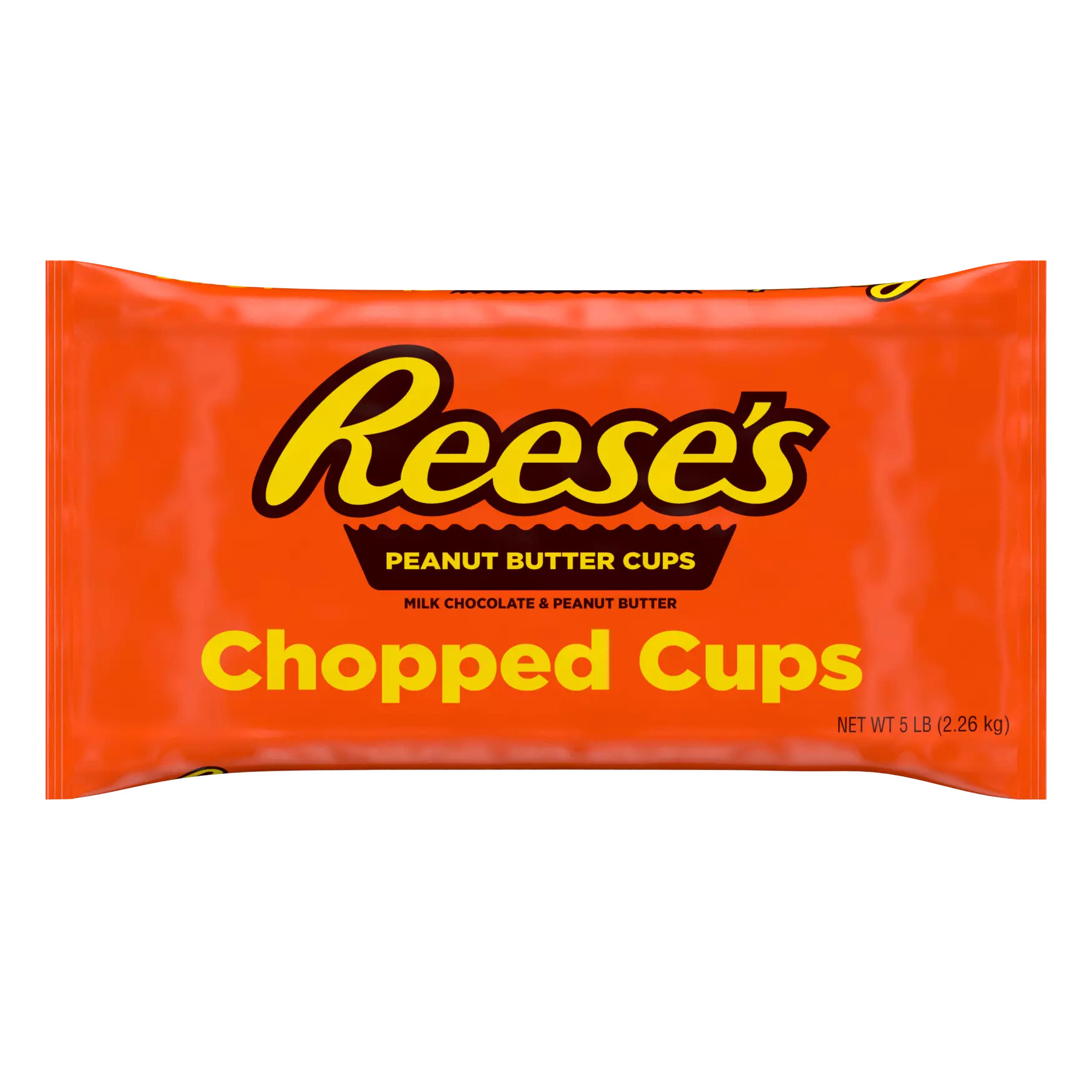 HERSHEY'S CHOPPED REESES PEANUT BUTTER CUPS 5 LB BAG