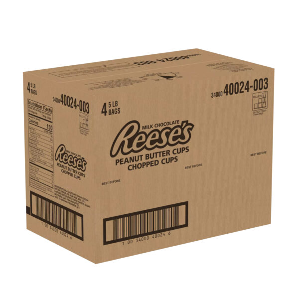 HERSHEY'S CHOPPED REESES PEANUT BUTTER CUPS 5 LB BAG - Image 4