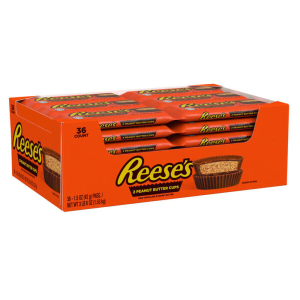 HERSHEY'S REESE'S PEANUT BUTTER CUP 36 COUNT BOX - Image 2