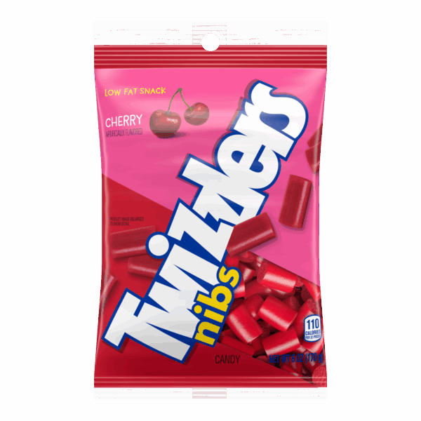HERSHEY'S TWIZZLERS CHERRY NIBS 6 OZ BAG