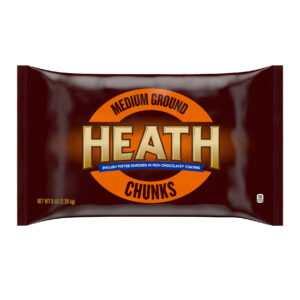 HERSHEY’S HEATH TOFFEE CHOCOLATE MEDIUM GRIND CHUNKS 5 LB BAG