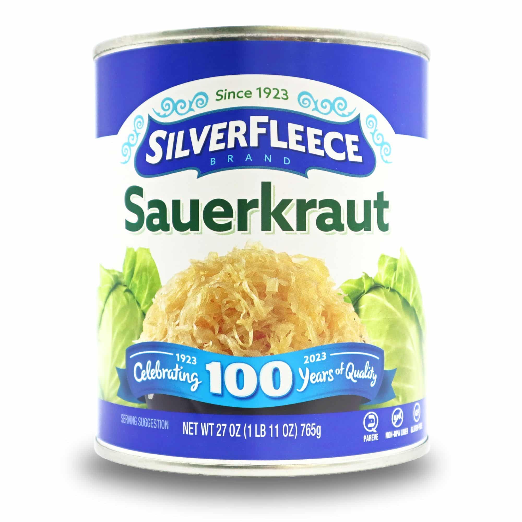 SILVER FLEECE SAUERKRAUT 27 OZ CAN