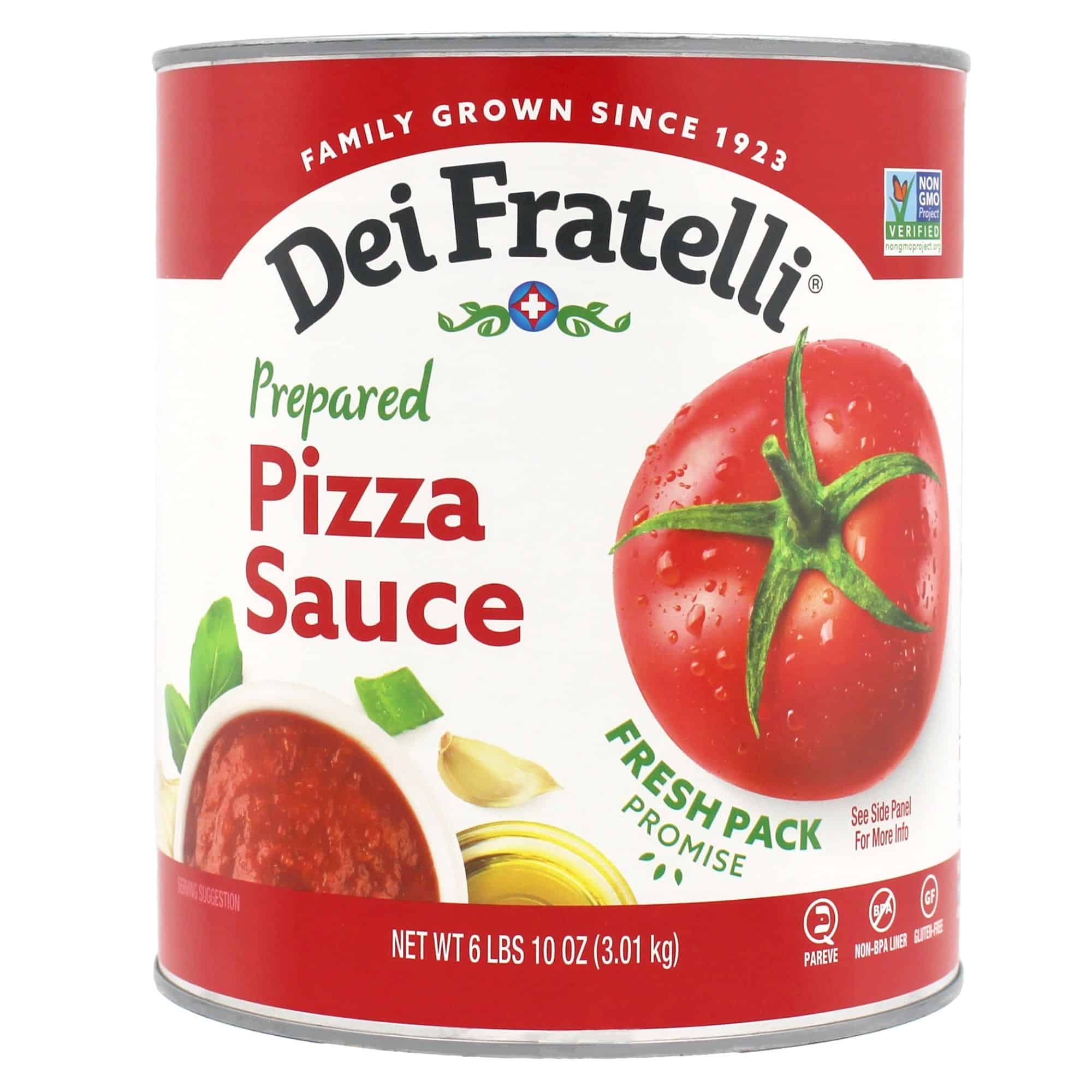 DEI FRATELLI PREPARED PIZZA SAUCE #10 CAN