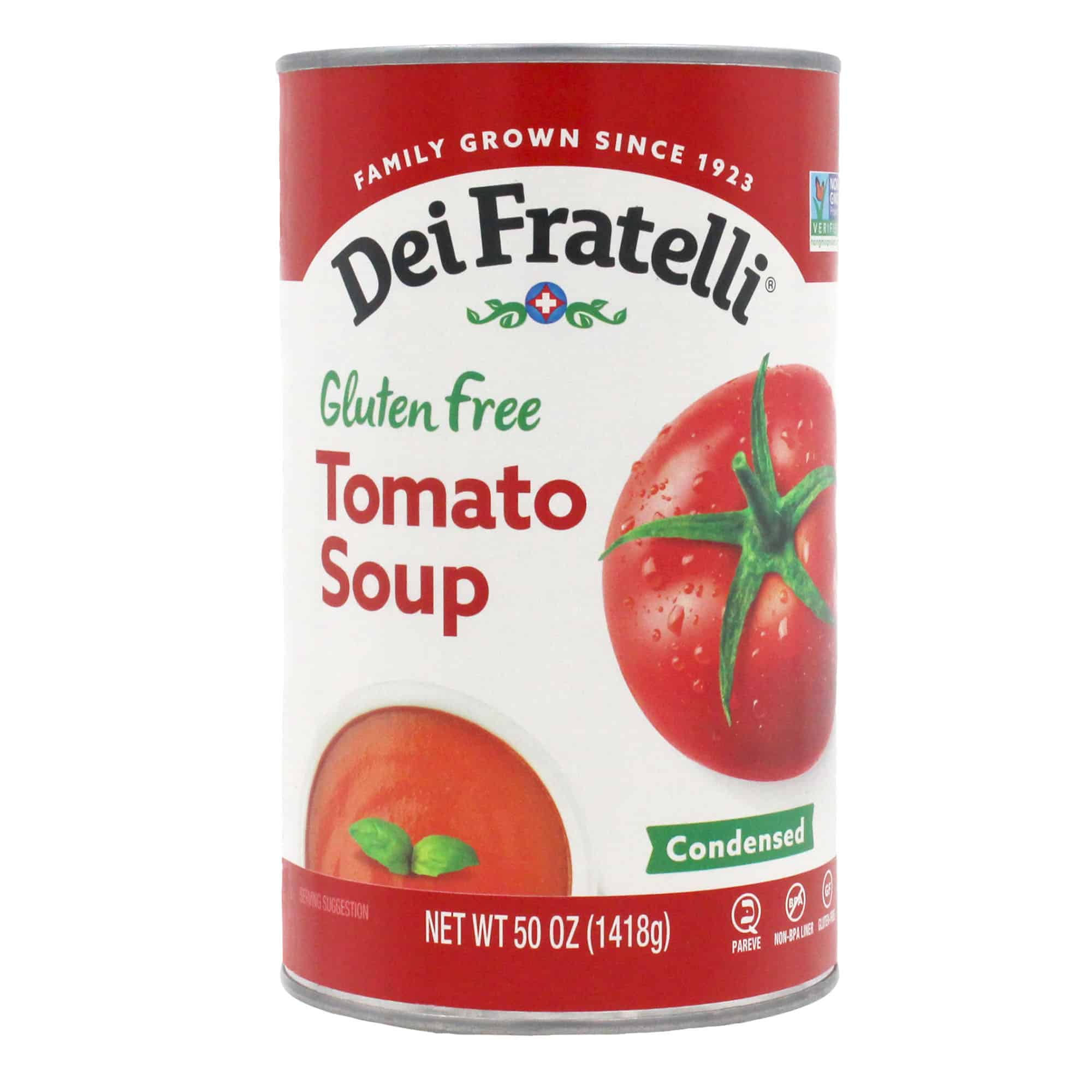 DEI FRATELLI GLUTEN FREE TOMATO SOUP 50 OZ CAN