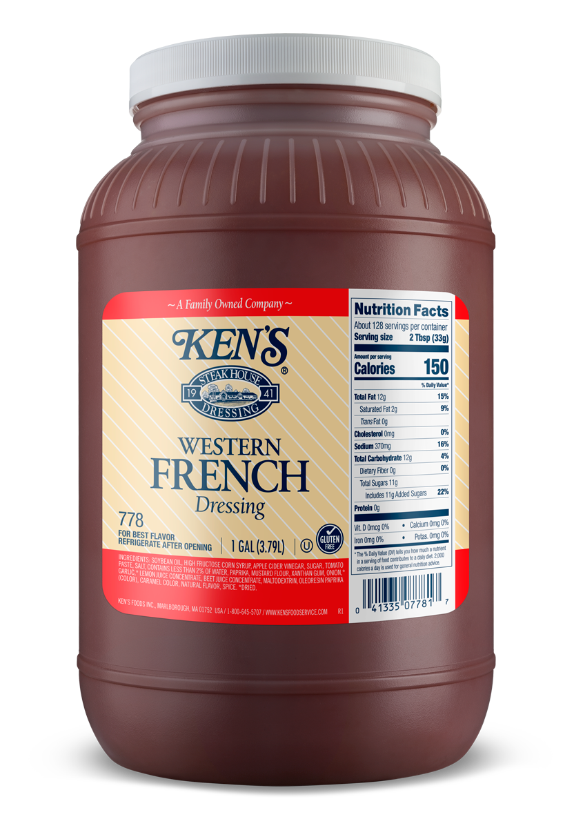 KEN'S WESTERN FRENCH 1 GALLON JAR