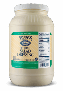 KEN’S WHIPPED SALAD DRESSING 1 GALLON JAR