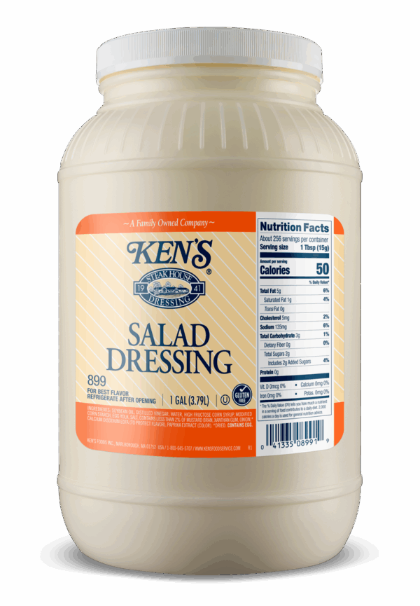 KEN'S SALAD DRESSING 1 GALLON JAR