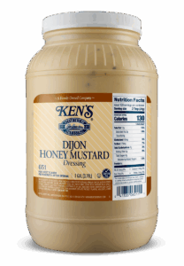 KEN’S DIJON HONEY MUSTARD 1 GALLON JAR