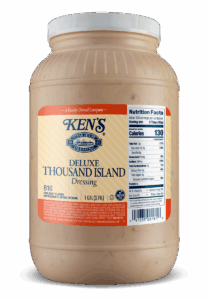 KEN’S DELUXE 1000 ISLAND DRESSING 1 GALLON JAR