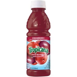 TROPICANA CRANBERRY COCKTAIL 10 OZ BOTTLE