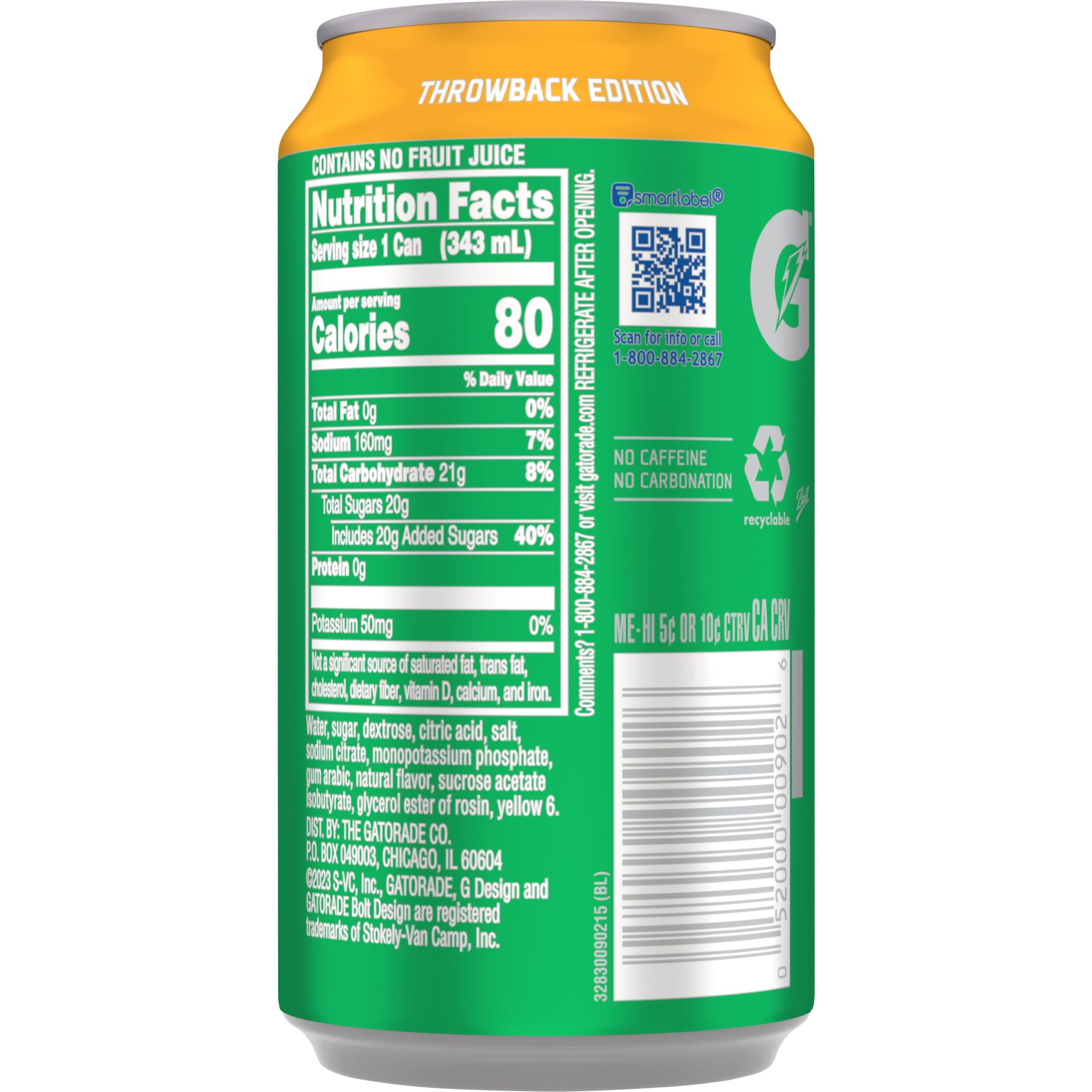 GATORADE ORANGE 11.6 OZ CAN - Image 2