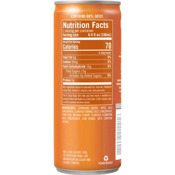 IZZE SPARKLING CLEMENTIN 8.4 OZ CAN - Image 3