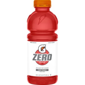 GATORADE ZERO FRUIT PUNCH 20 OZ WIDE MOUTH BOTTLE