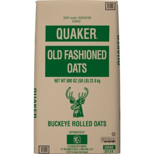 BUCKEYE QUICK ROLLED OATS 50 LB BAG