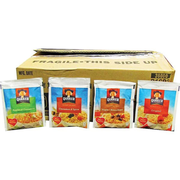 QUAKER INSTANT OATS VARIETY PACK .98 OZ PACKETS
