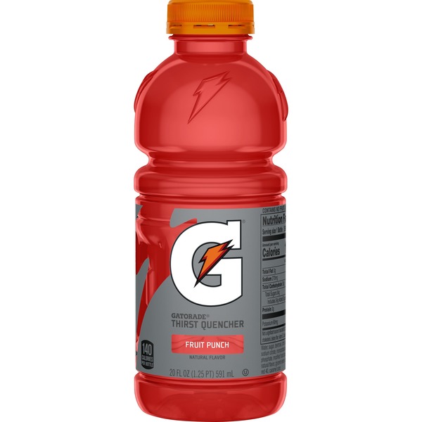 GATORADE FRUIT PUNCH 20 OZ WIDE MOUTH BOTTLE