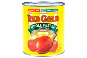 RED GOLD WHOLE PEELED TOMATOES 102 OZ CAN