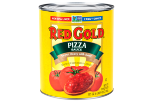 RED GOLD PIZZA SAUCE WITH BASIL 105 OZ CAN