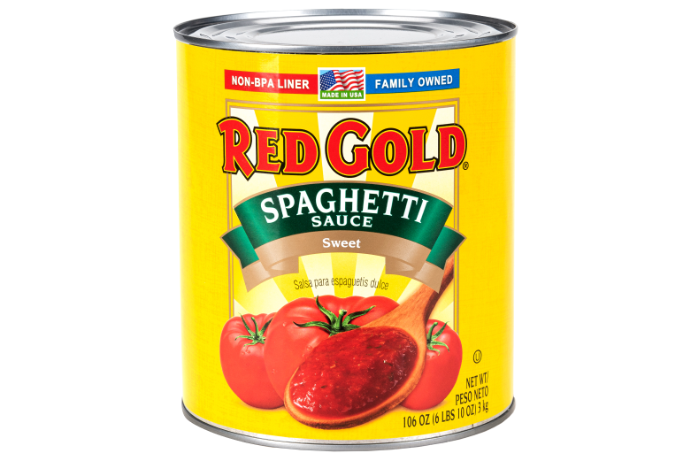 RED GOLD SPAGHETTI SAUCE 106 OZ CAN