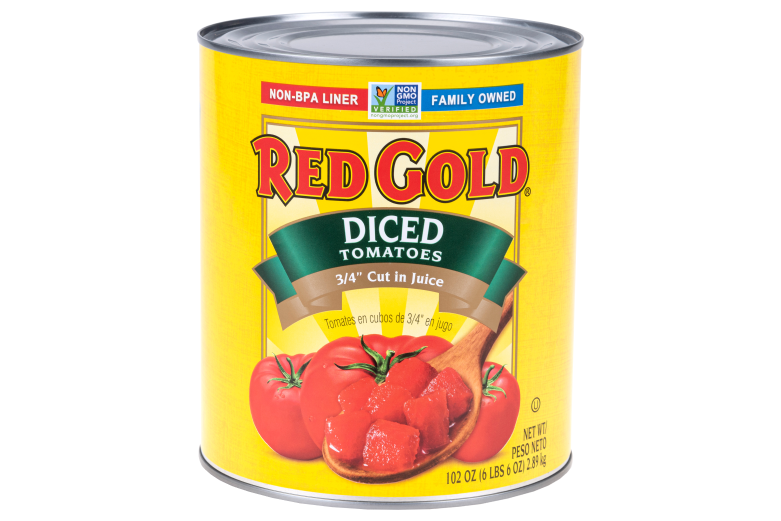 RED GOLD DICED TOMATOES 102 OZ CAN