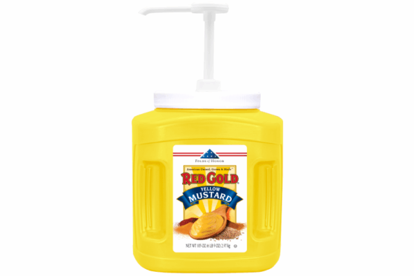 RED GOLD YELLOW MUSTARD 105 OZ JUG