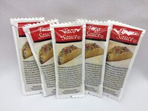 TACO SAUCE 9 G POUCHES