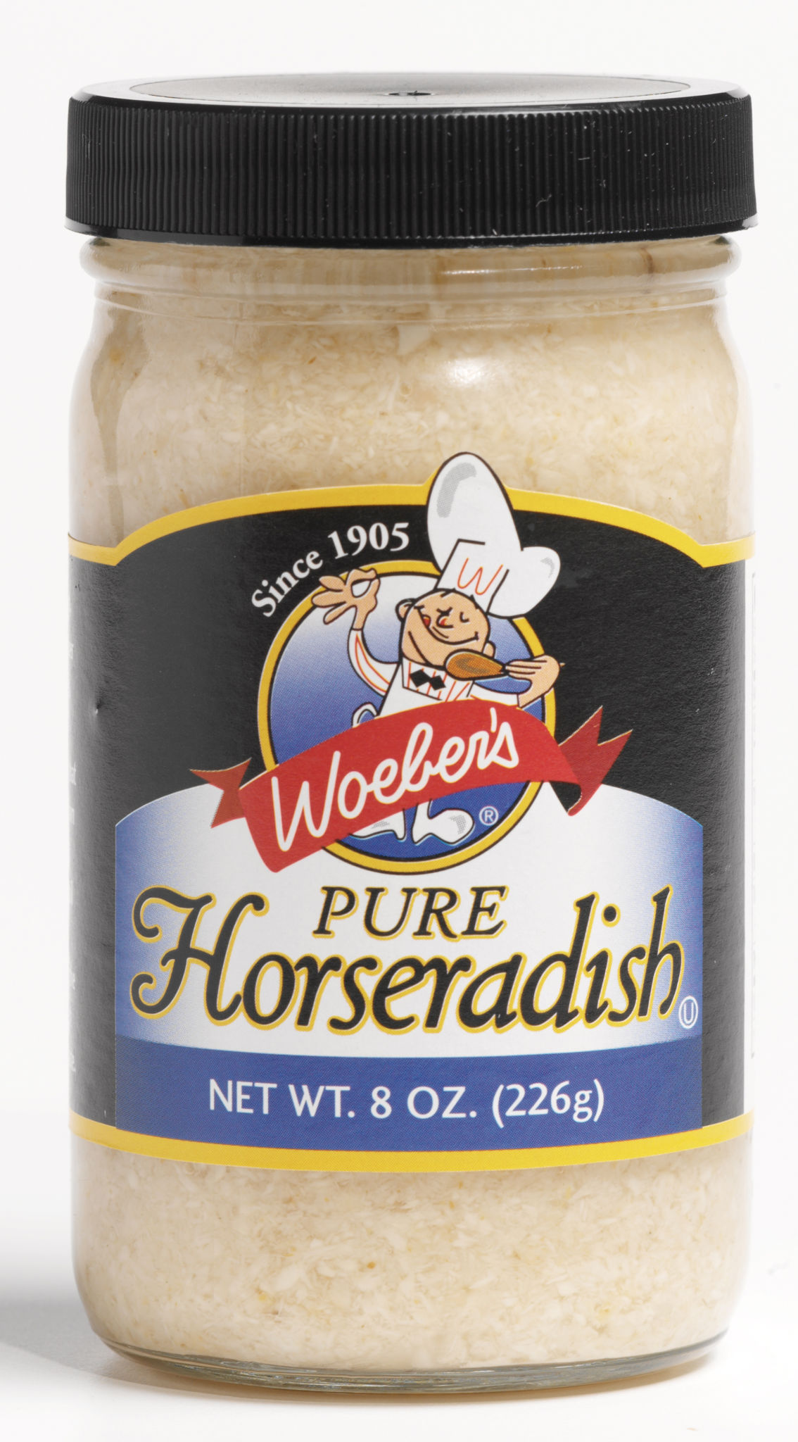 WOEBER'S PURE HORSERADISH 8 OZ JAR