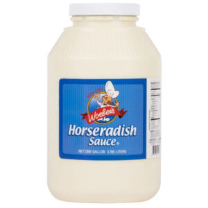 WOEBER’S HORSERADISH SAUCE 1 GALLON JAR