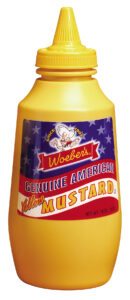 WOEBER’S AMERICAN YELLOW MUSTARD 16 OZ SQUEEZE BOTTLE